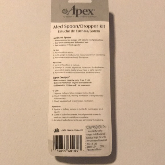 Apex Med Spoon/Dropper Kit-NEW - Picture 6 of 8